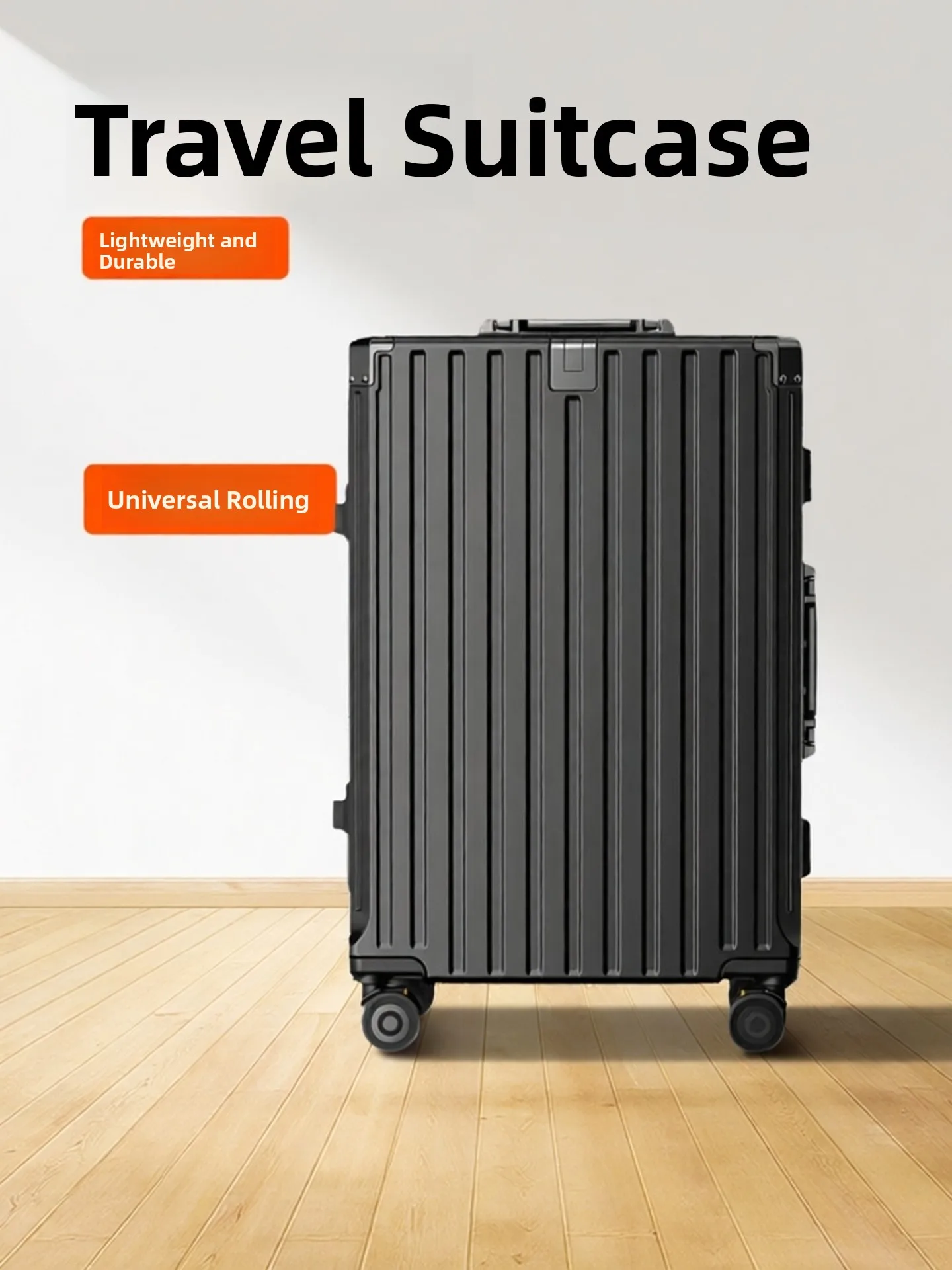 

Прочный алюминиевый чемодан Lage, 24 дюйма, дорожная сумка, 20 дюймов, ручная кладь, многофункциональный, с прочными колесами, для мужчин и женщин