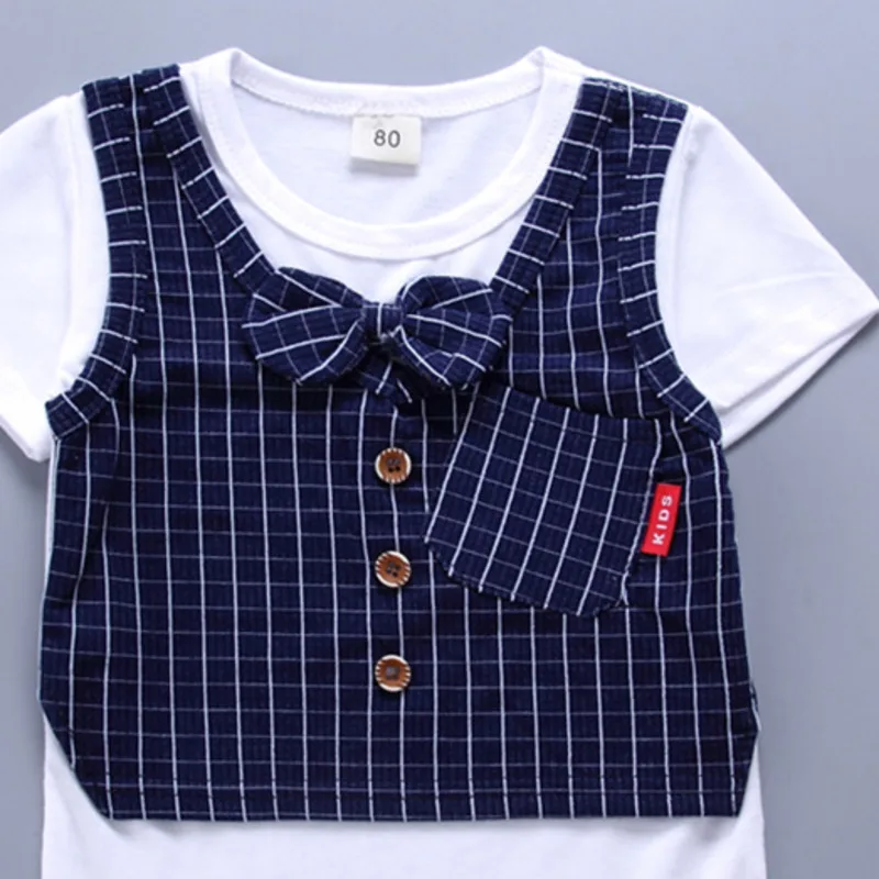 طقم تي شيرت وسراويل قصيرة منقوشة كاجوال للأطفال ، بدلة ملابس أطفال ، ملابس أطفال ، ملابس أطفال ، رضع ، بدلات رياضية للأطفال ، صيف ، جديد ، 2 #6