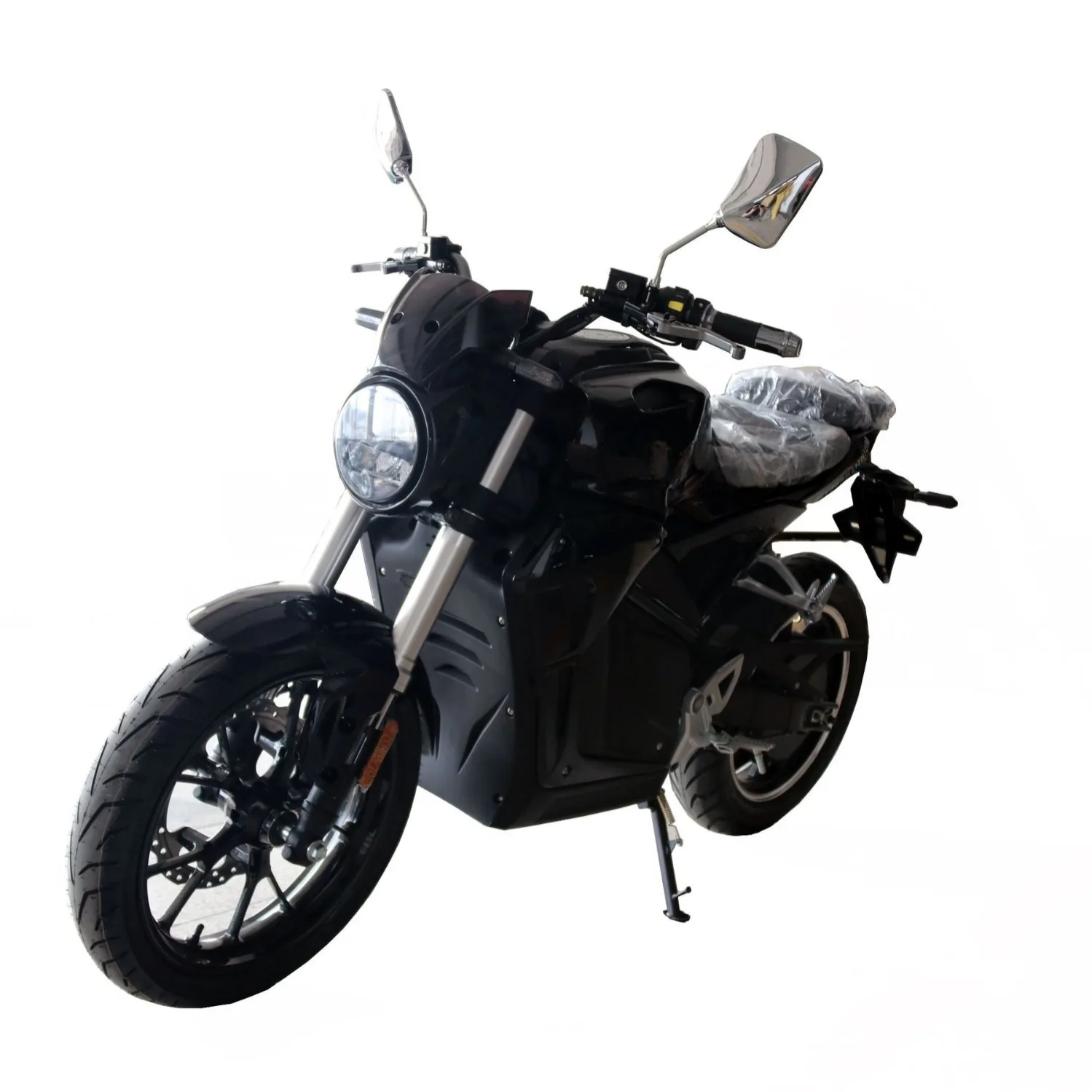BS S-V 8 high-power 72 V electric motorcycle and sports car - top speed 120 km/h, multi-speed gear output, multi-country export