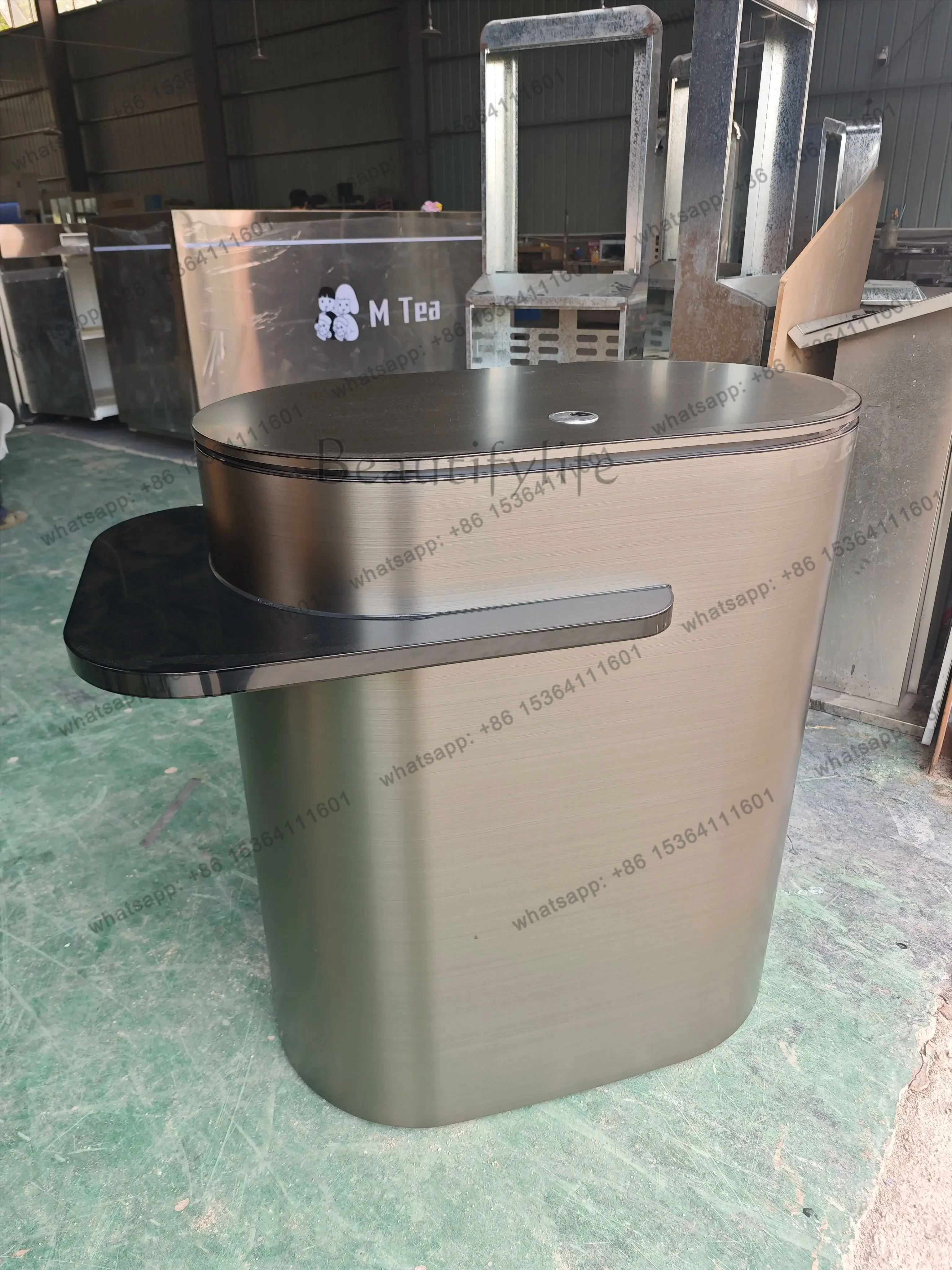 

yj5 Pagina del checkout del negozio Piccolo servizio di consultazione Banco reception Reception con vernice semplice Bar di benv