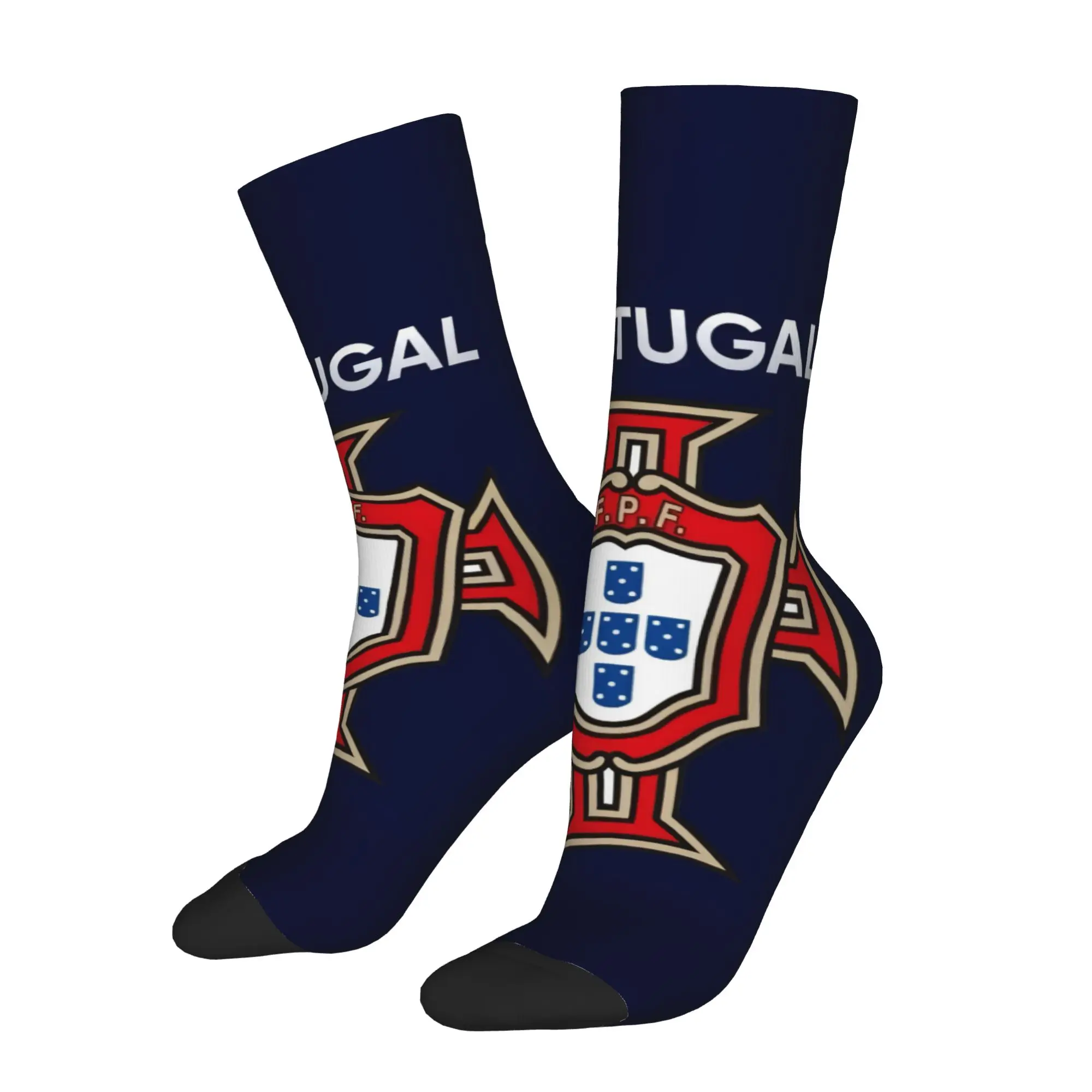 Hip Hop Retro Portugal Crazy Men's compression Socks Unisex  Harajuku Seamless Printed Funny Sock Match Day Essentials