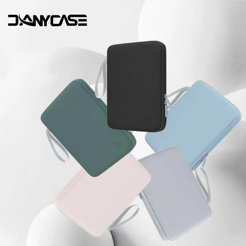 Tablet Handbag For iPad Samsung Xiaomi  HUAWEI Cover For 10.9 to 12.9 inch Tablet Sleeve Bag Shockproof  Pouch Multi Pockets