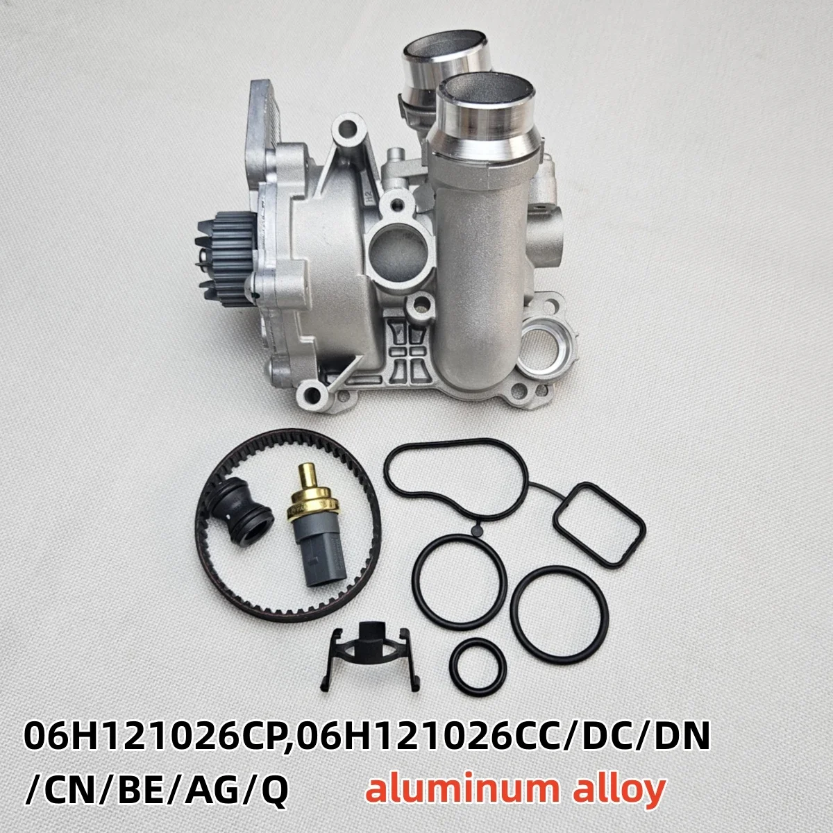 

Подходит для Passat B7 Golf Jetta GLI GTI MK6 Tiguan CC A3 A4 A5 Q3 Q5 TT 1.8T 2.0T 06H121026 06H121026AB Ремкомплект водяного насоса.