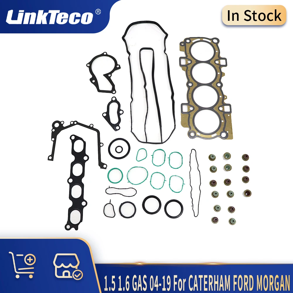 

Auto Engine Parts Cylinder Head Gasket Seal Set Fit Kit 1.5 1.6 L T 04-19 Gas For CATERHAM SEVEN FORD MORGAN FOUR ROADSTER 1.6T