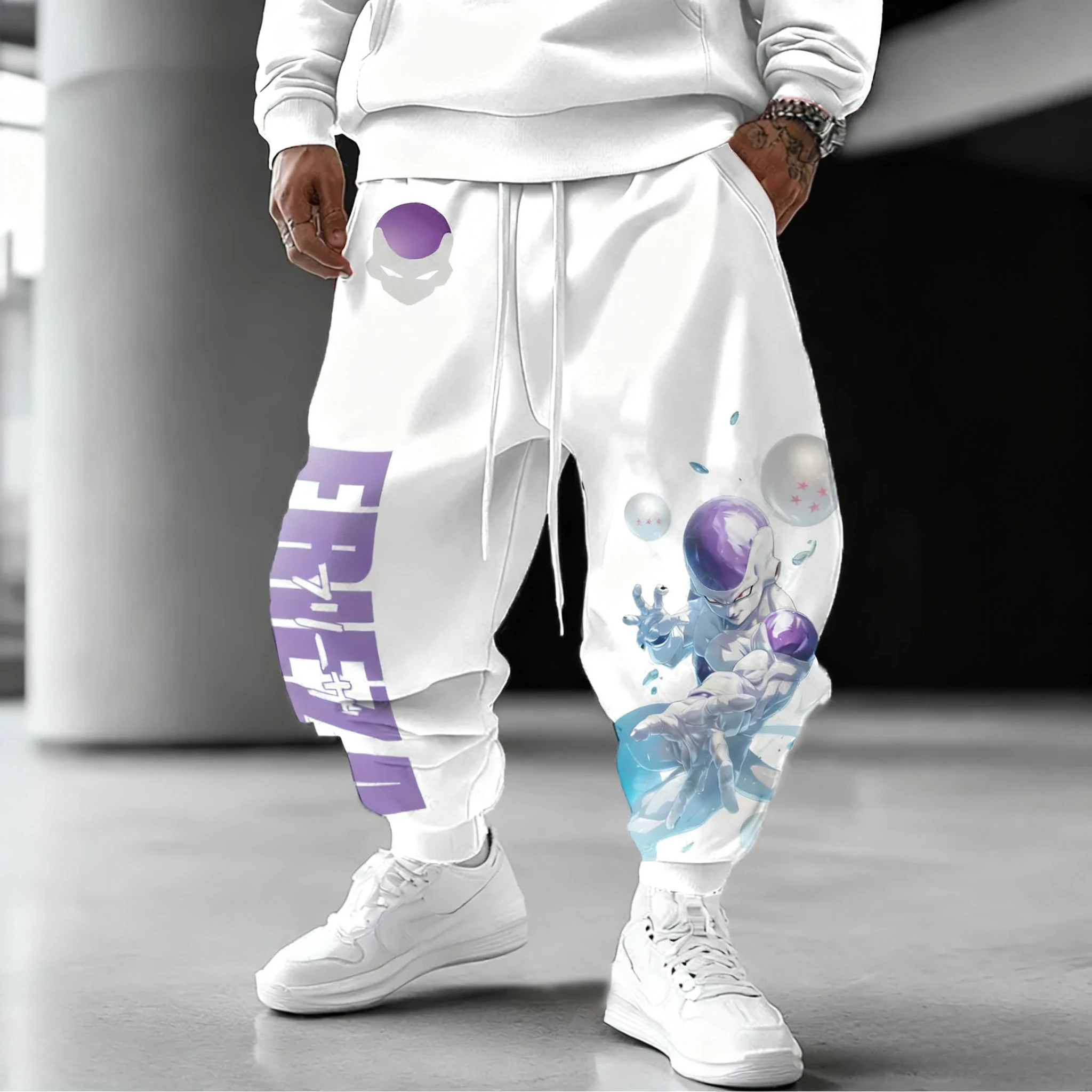 

Dragon Ball Anime Sports Sweatpants 2025 Autumn Winter New Printed Japanese Harajuku Loose Casual Large Size Sports Pants Y2k