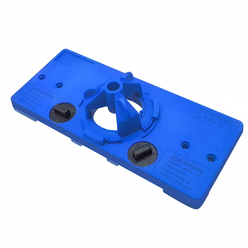 Scharniersjabloon voor kastdeuren, verborgen scharniersjabloon van aluminiumlegering, 35 mm, boorgeleiding voor kasten, Bisa-gereedschap