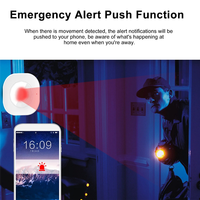 N75R-WIFI PIR Motion Sensor Wireless Passive Infrared Detector Security Burglar Alarm Sensor Tuya Smart APP Control, Fine Workma