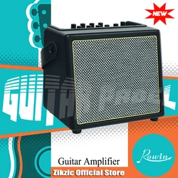 Rowin Acoustic Guitar Amplifier,30 Watt Bluetooth Speaker Rechargeable Portable Acoustic Guitar Amp with Reverb Chorus Effect