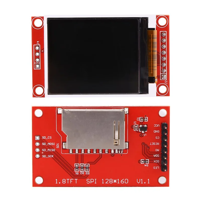 Modul Layar LCD Modul TFT 1.8 Inci SPI Serial 160X128 HD Aksesori Driver Layar Elektronik (Tanpa Sentuhan)-AB01