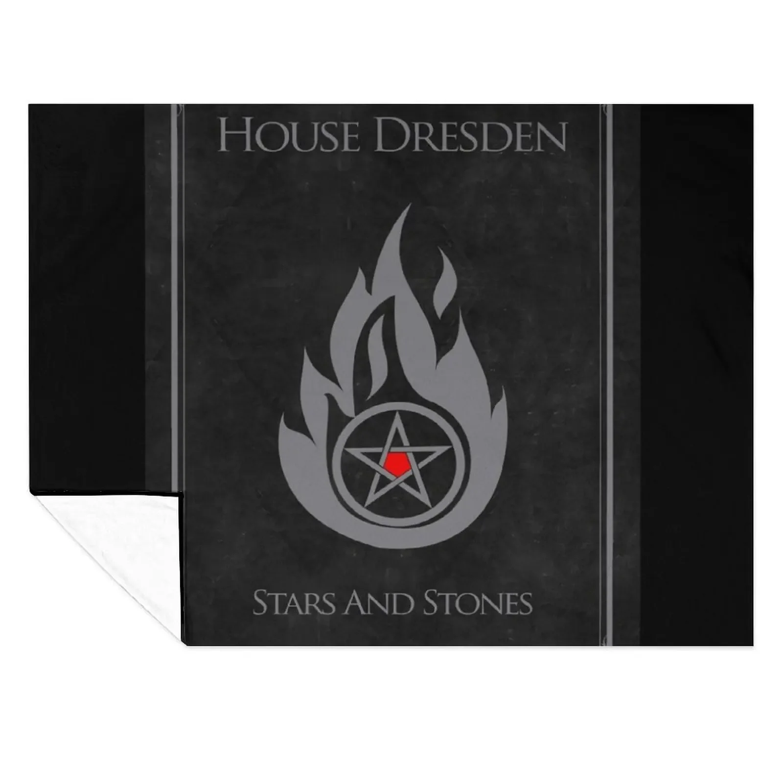 

House Dresden - Stars and Stones Throw Blanket Extra Large Throw Decorative Sofas Hairy Softest Blankets