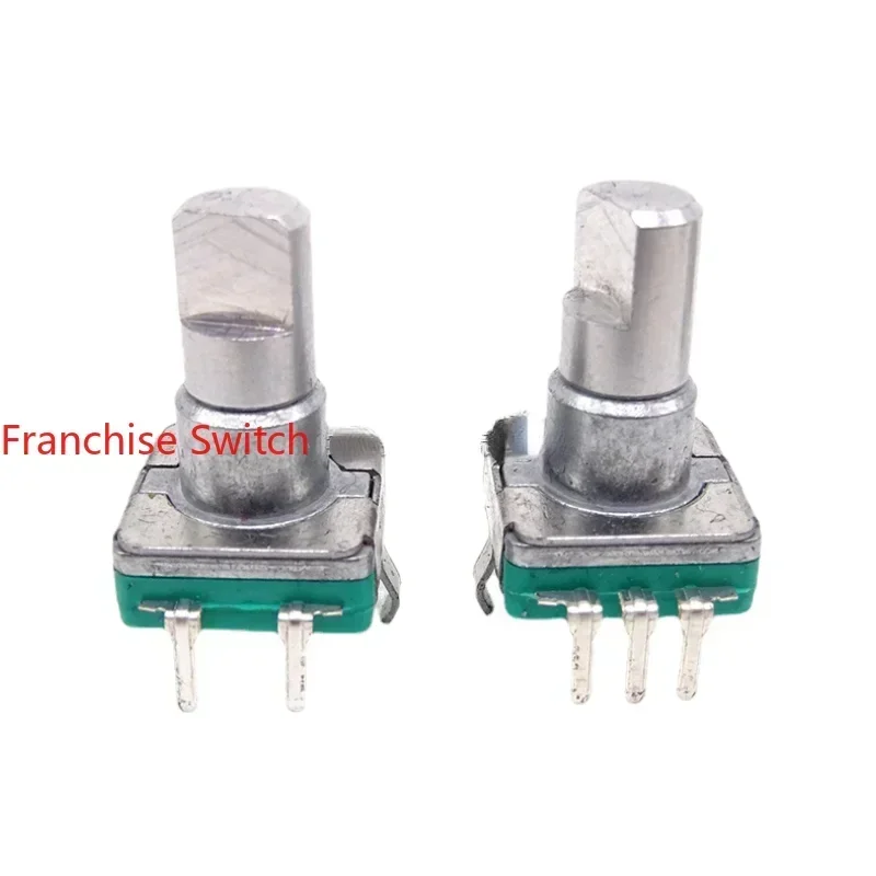 5PCS High-quality Encoder Switch EC11-30-bit 14F Volume Temperature Speed Adjustment  Without