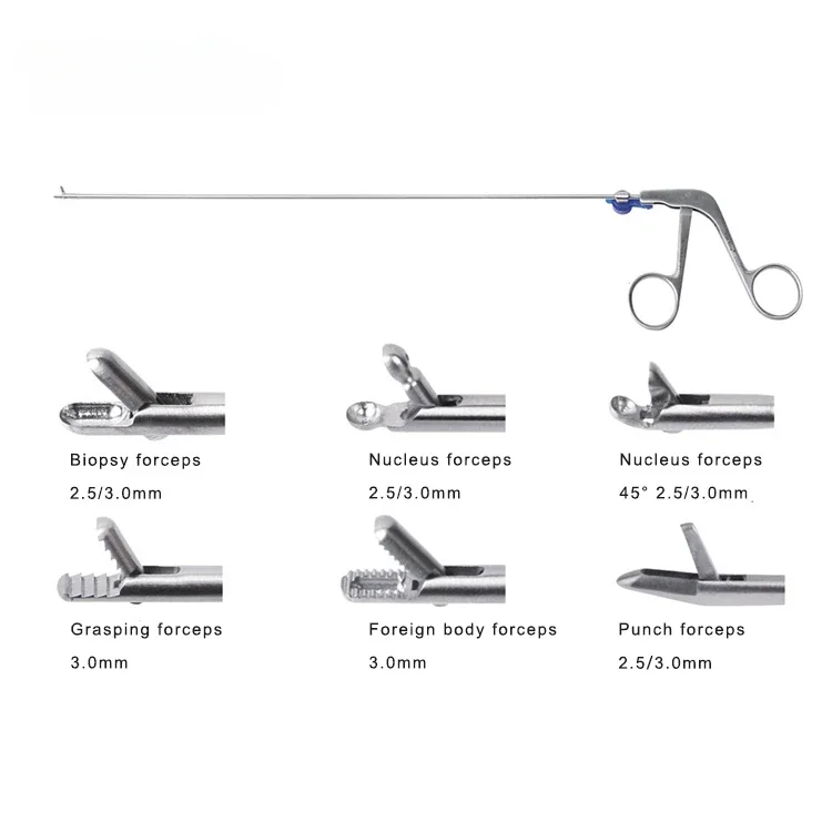 

3.0mm Grasping forceps Spine endoscopy instruments Transforaminal endoscopic