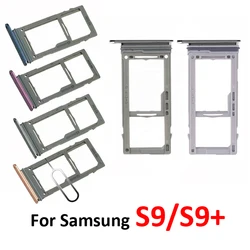 For Samsung Galaxy S9 G960 G960F G960FD G960U G960W Phone Housing New SIM Card Adapter And Micro SD Card Tray Holder