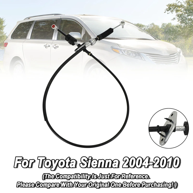 2szt 33820-08020 Zespół linki sterującej skrzyni biegów do Toyota Sienna 2004-2010 Przewody sterujące automatycznej skrzyni biegów Skrzynia biegów