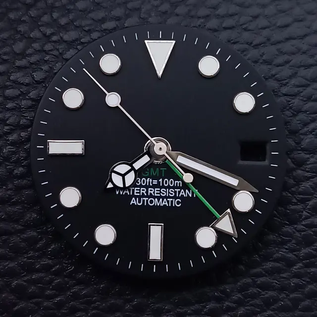 28,5 mm średnica GMT pojedynczy kalendarz tarcza zegarka zmodyfikowane tarcze dla NH34 NH35 akcesoria do ruchu części do zegarków personalizacja