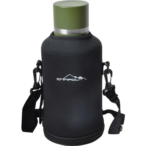 Nurgaz Campout Double Layer Thermos 2000 ml Khaki