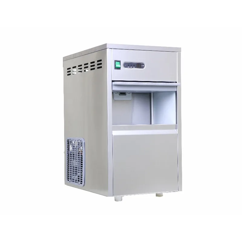 【Hot】Factory Price Electric Stainless Steel Movable Ice Maker Household Compact Automatic Mini Ice Maker Machine