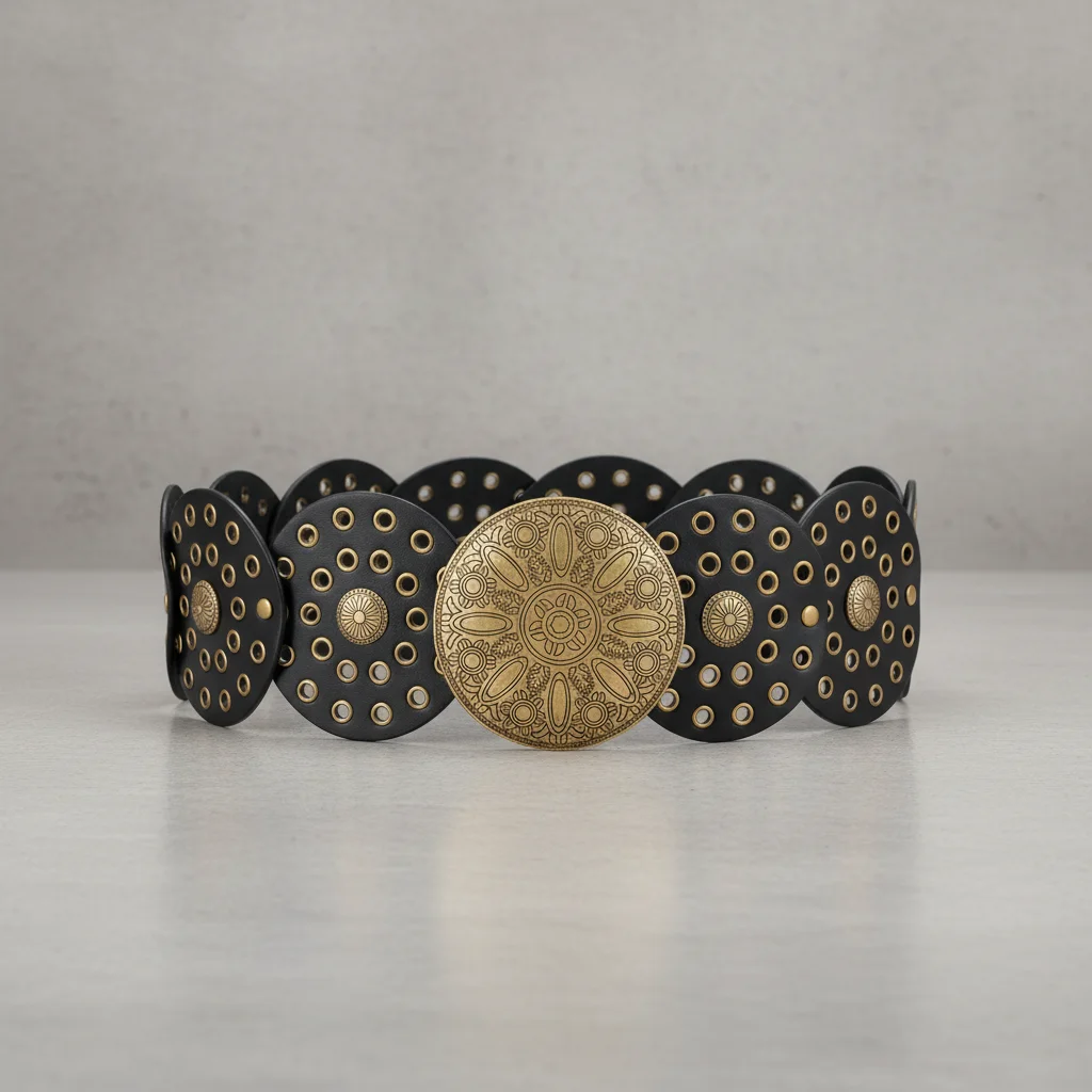 Bohemian Style Retro Women Belt Dress Decorative Waistband With Adjustable Buckle For Dresses Skirts