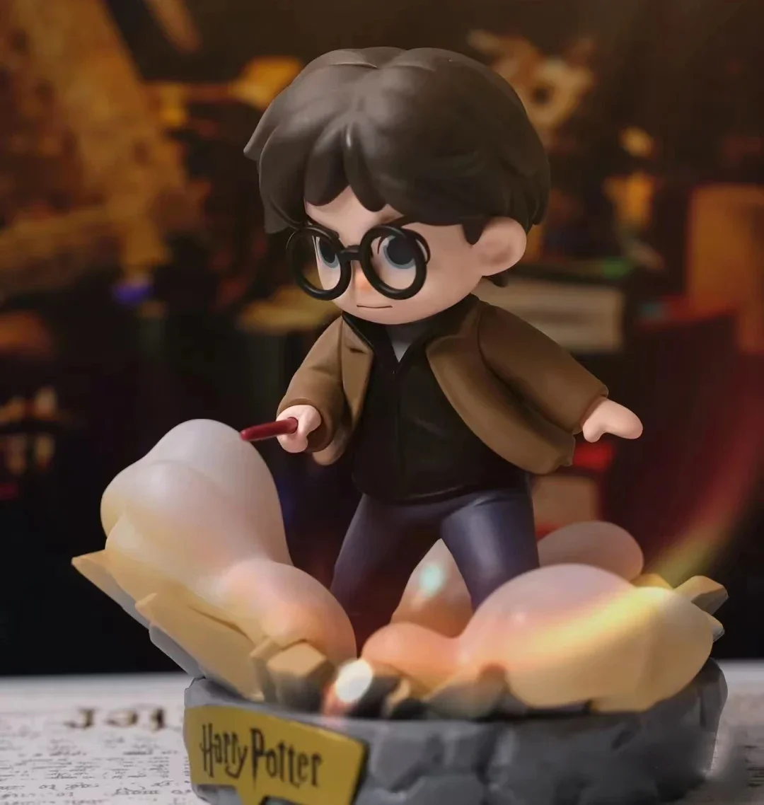 Harry James Potter Anime Figures Duel Series Action Figures Severus Snape Voldemort Pvc Ornament Room Decora Gift For Kids Toys