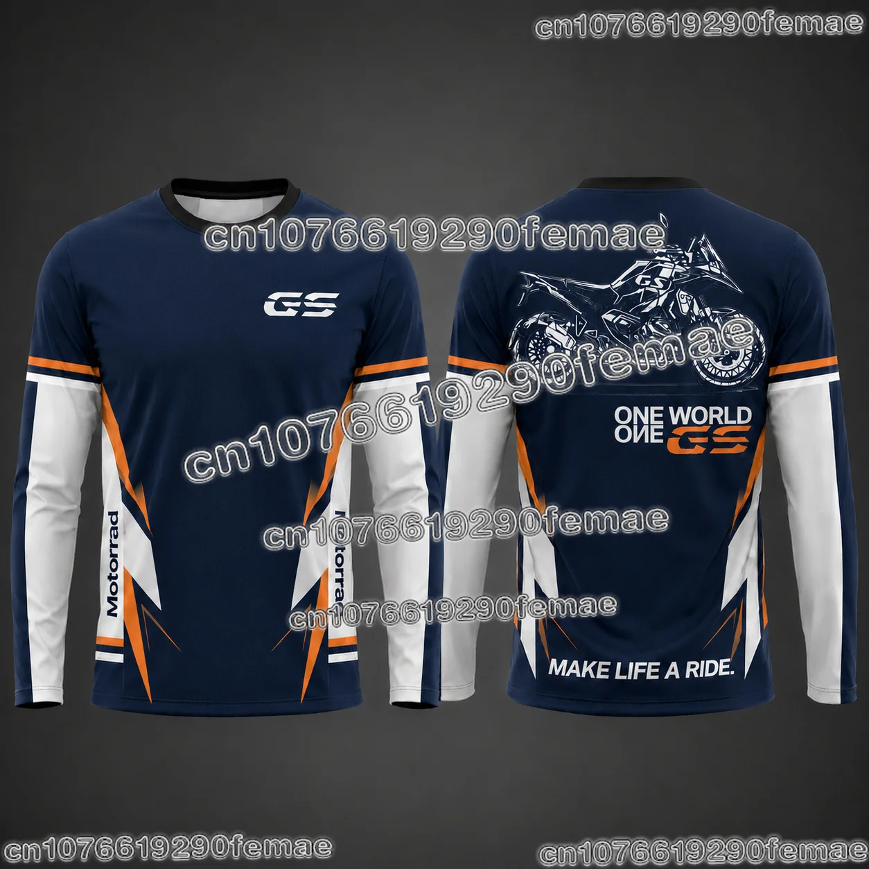 R1300GS Motorcycle Fan Long Sleeve Riding Shirt Men Outdoor Off Road Adventure Touring Breathable Comfortable Top Gift