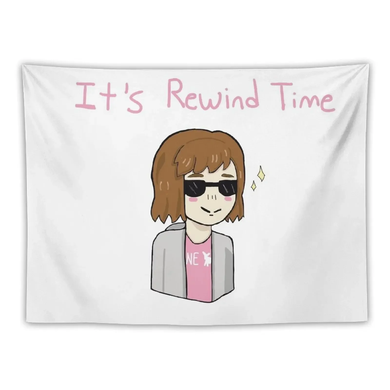 It's Rewind Time Tapestry Room Decor Cute Funny Tapestry