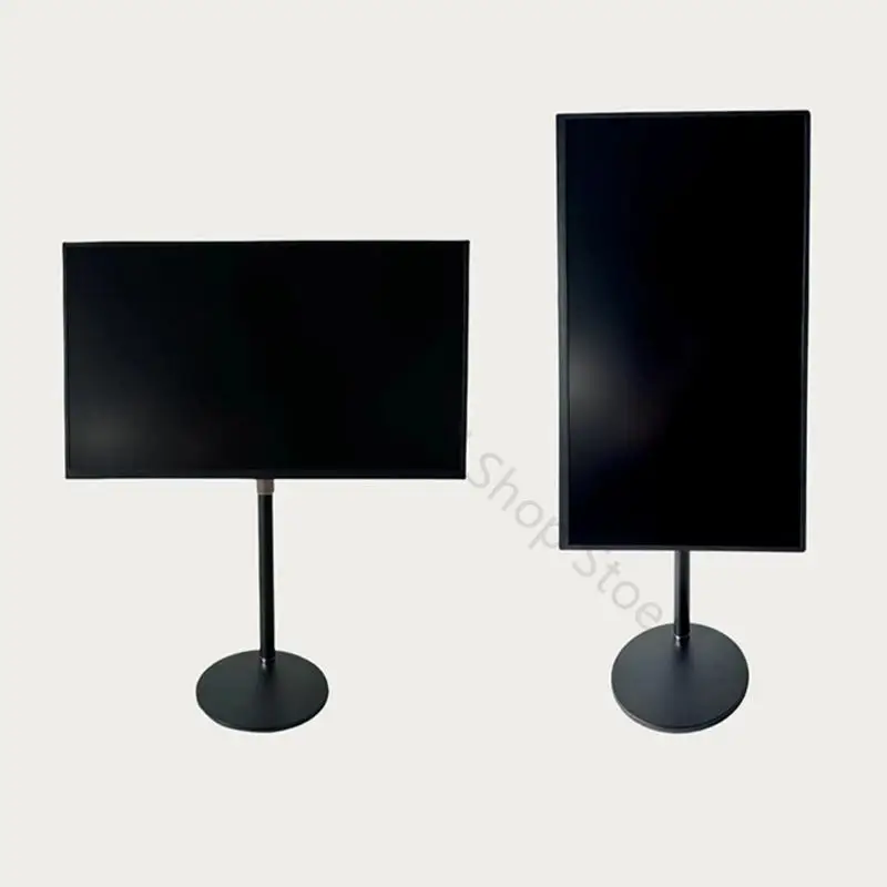 96BA Desktop-Monitorständer für 7 bis 18,5 Zoll Displays, VESA 75 x 75 mm Metallständer mit runder Basis und – Detail 10