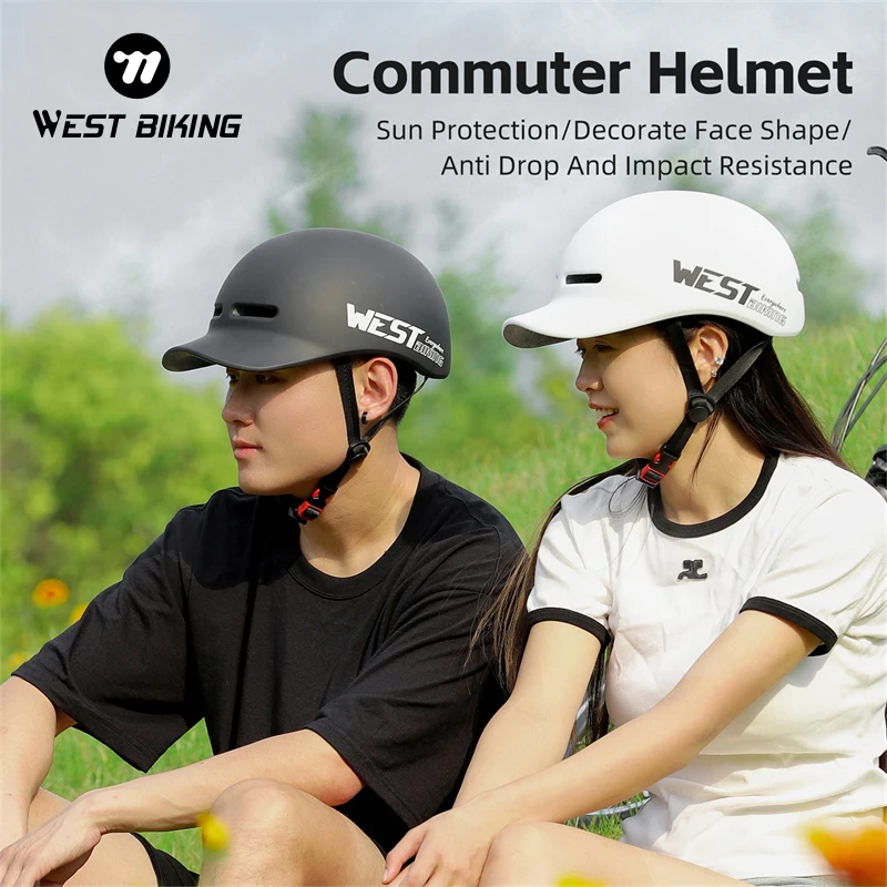 

WEST BIKING New Cycling Helmet Comfort Lining Lightweight Men Women Adjustable Commuter Helmet Safety Riding Mtb Road Bike Cap