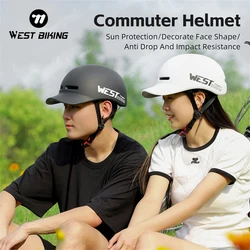 WEST BIKING New Cycling Helmet Comfort Lining Lightweight Men Women Adjustable Commuter Helmet Safety Riding Mtb Road Bike Cap