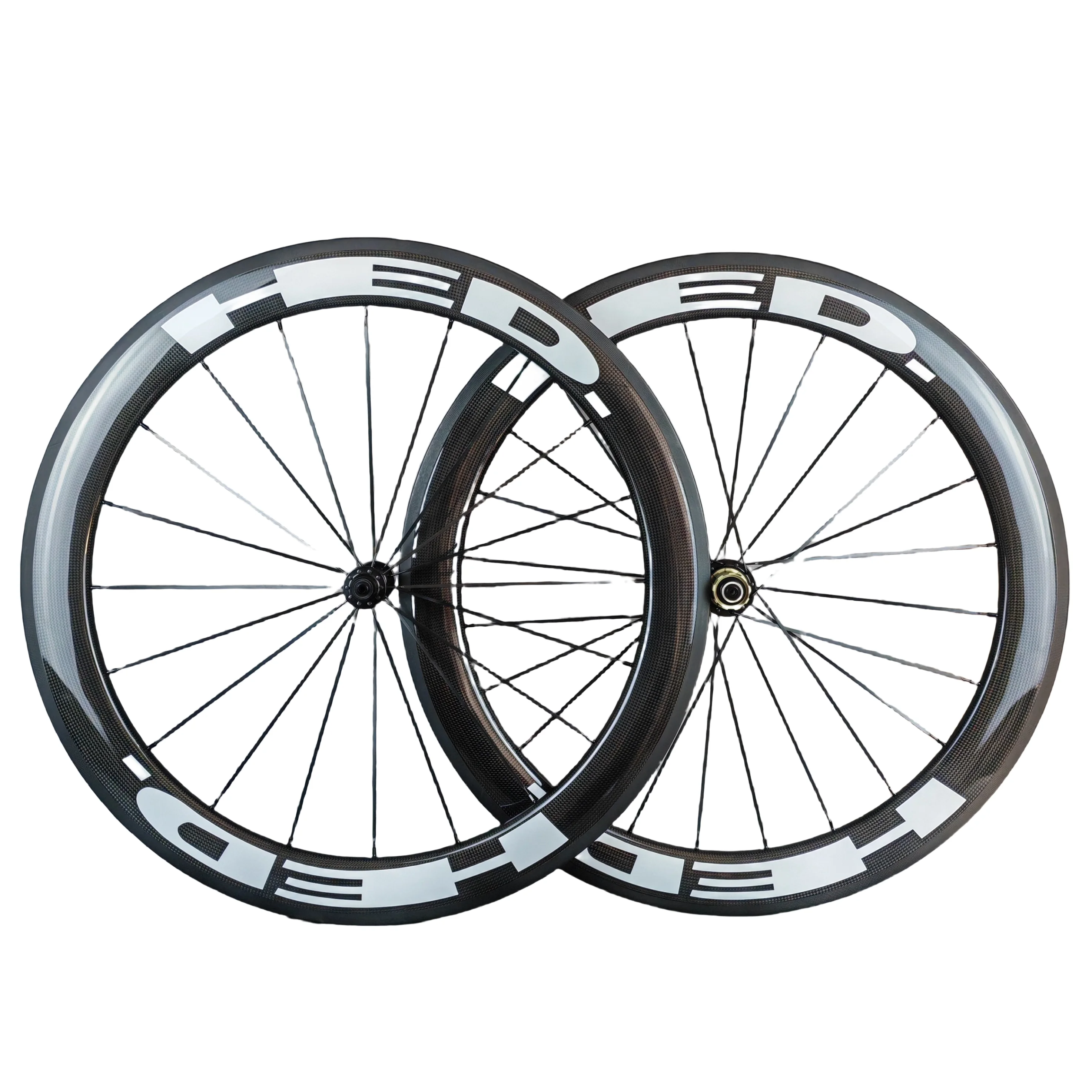 AliExpress UK ZEEUQI 700C Carbon Wheels Road Bike V Brake wheelset,38/45/50/60mm Depth, 25/28mm, Width, UD Glossy Finish,Customized logo,Novatec hub
