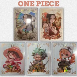 Anime ONE PIECE XR GP QR LP series  collection card Monkey D. Luffy Boa Hancock Christmas birthday gift Entertainment toys