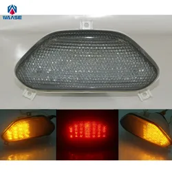 waase For Suzuki BANDIT 600 GSF600 1996 1997 1998 1999 E-Mark Rear Tail Light Brake Turn Signals Integrated LED Light