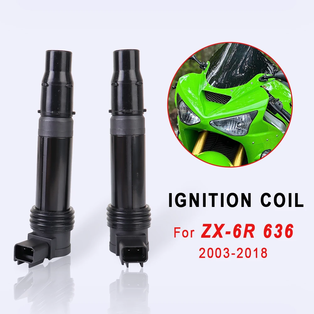 For Kawasaki Ninja ZX636 ZX-6R 636 ZXR9F 2003-2016 2017 2018 21171-1282 21171-0021 F6T570 Ignition Coil Motorcycle Accessories