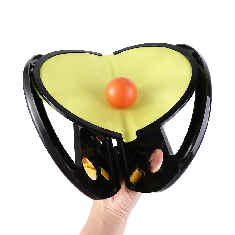 Plastic Throw and Catch Ball Game Portable Interactive Parent-Child Interaction Toy Durable Easy To Use Hand Grip Racket