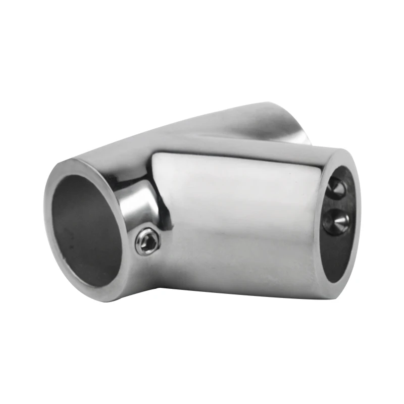 Alastin Boat 22/25/32mm 60 Degree Hand Rail Fitting 316 Stainless Steel Marine Tube Tee 3 Way Suit For boats/yachts/Car/Trailer