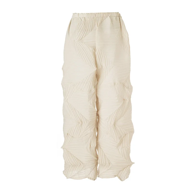 

Casual Pants 2024 Summer Color Wear Solid Color Loose Fashion Versatile Nine-point Pants Comfortable Trousers for Women