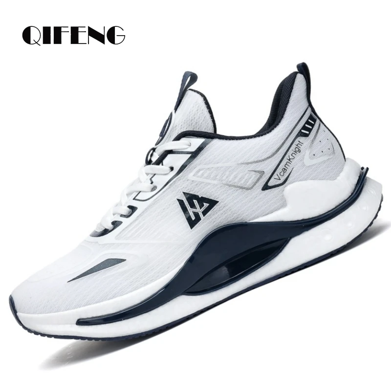 Men's lightweight and breathable popcorn-cushion sneakers, flexible and non-slip outdoor sports shoes