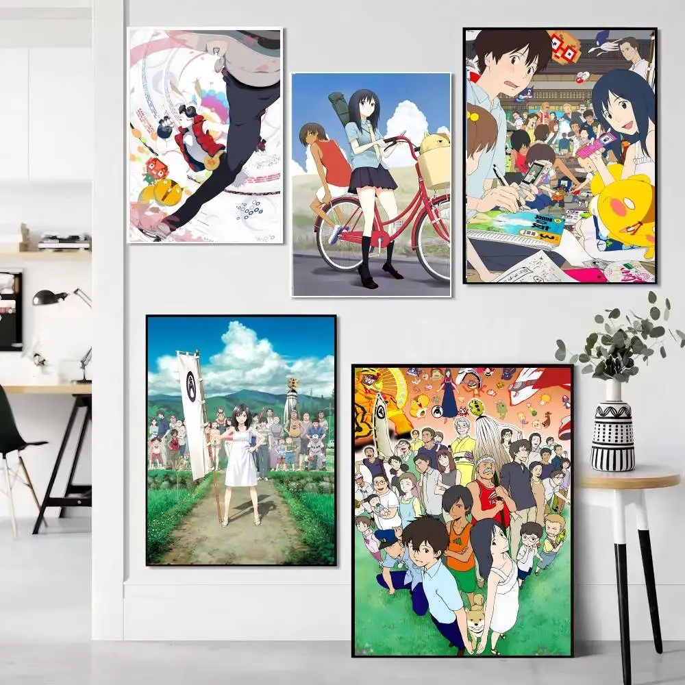 Cartoon Movie S-Summer Wars Manga Posters HD Print Vintage Wall Art Decor for Home Study Room