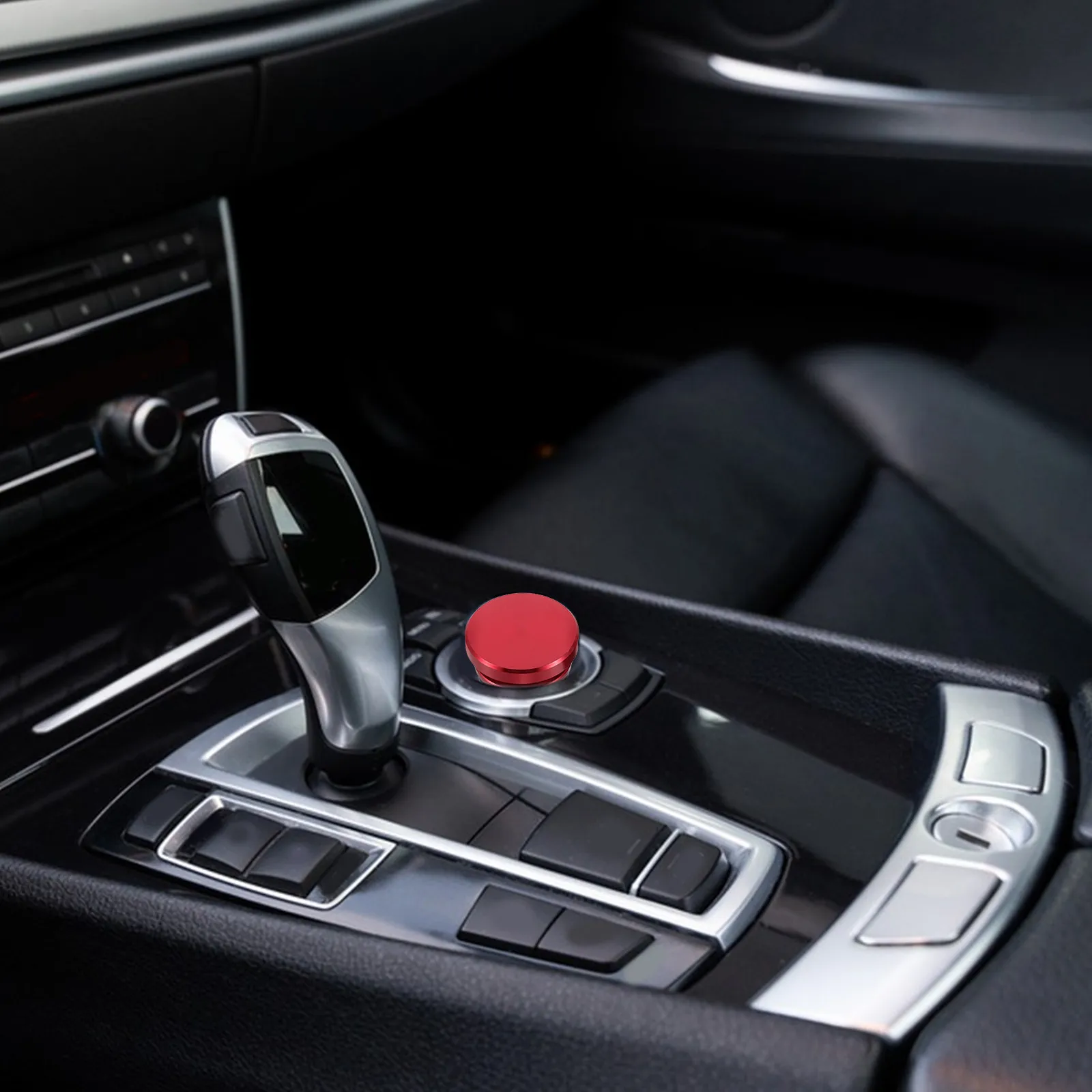 2Pcs Red Metal Car Cigarette Lighter Dustproof Plug Waterproof Socket Cap Replacement Vehicle Interior Accessories Fit