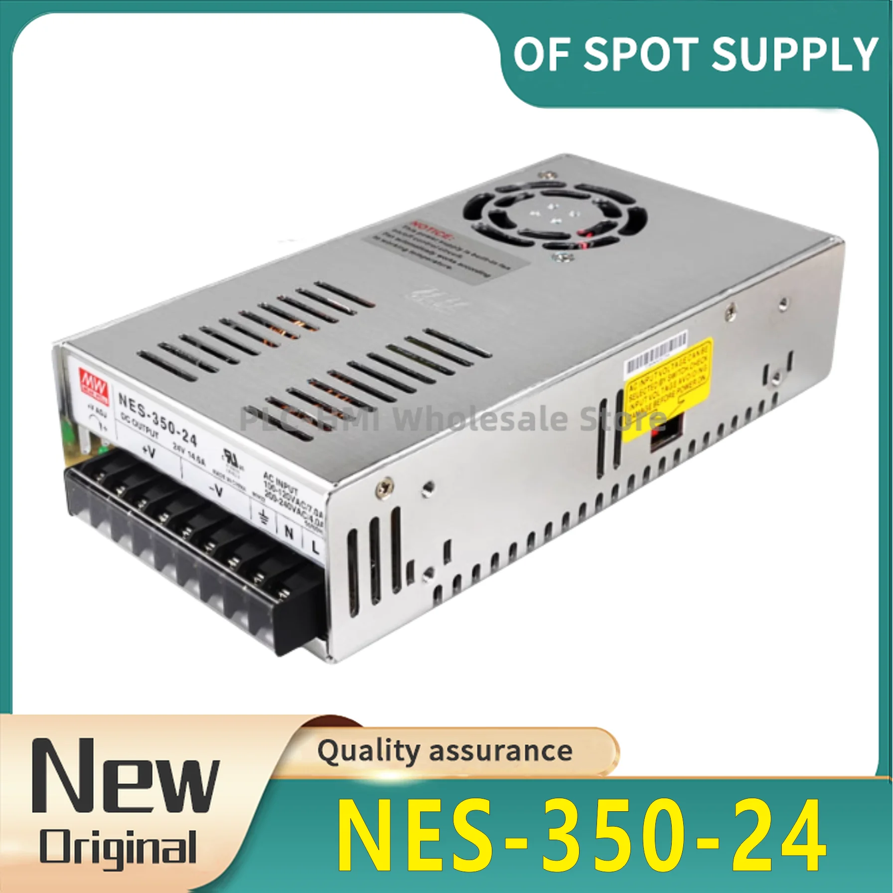 New original Mingwei NES-350-24 NES-350-12 switch power supply