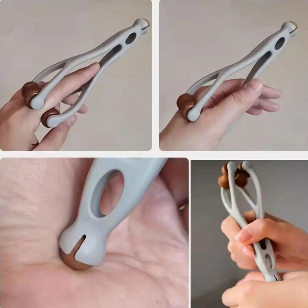Finger Massager,Hand Massager Hardwood Massage Roller Tool for Hand Discomfort,Stress Relief gallery 3