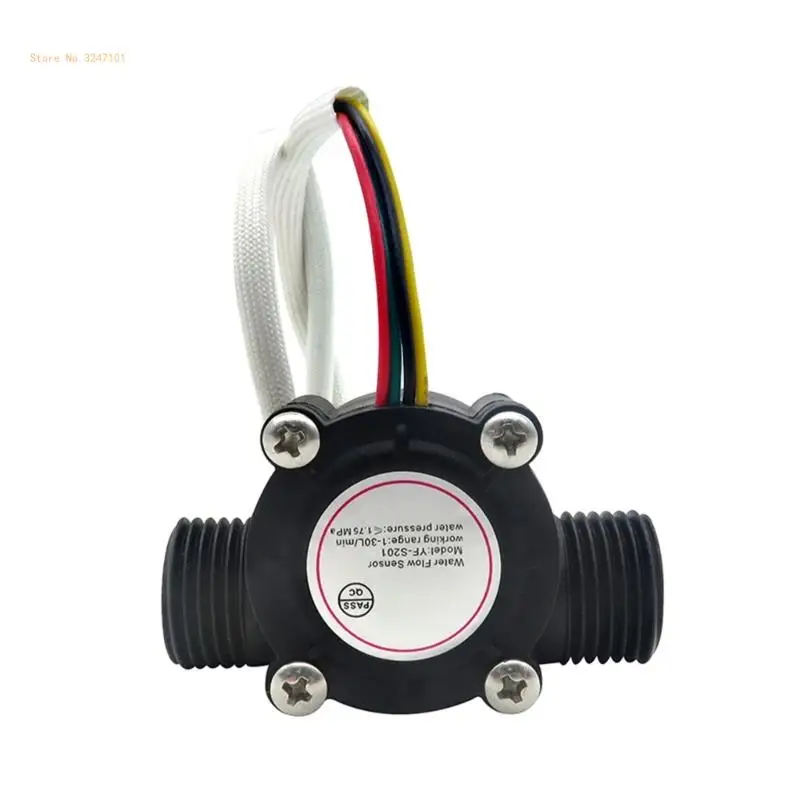 

YF-S201 Water Flows Sensors Counter Meter Water Flows Meter 1-30L/min Liquid Flows Dropship