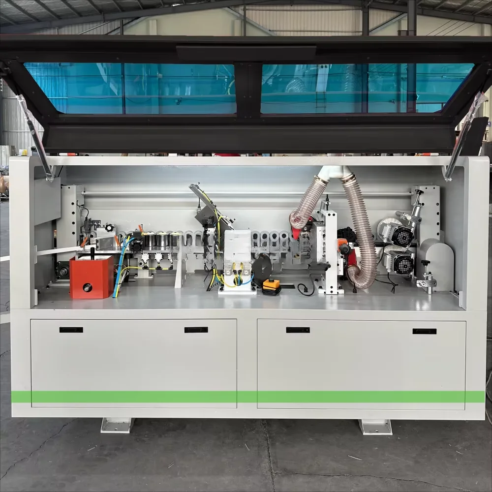 5 Function High Speed Automatic Compact Wood Board MDF Furniture Cabinet Wiring Machine