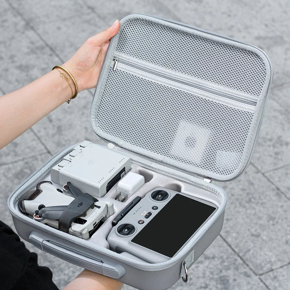 Shoulder Bag for DJI Mini 4 Pro Storage Case Drones Accessories Handbag Mini 4 Pro RC 2/RC-N2 Controler Hardshell Carrying Box