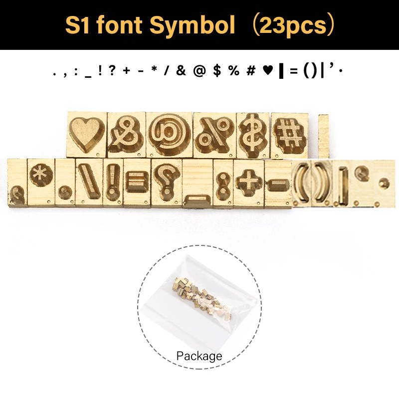 WUTA Messing Stempels Letter Nummer Alfabet Symbool Aangepaste Gepersonaliseerde Logo Embossing Mold voor Foliedruk Machine DIY Geschenken