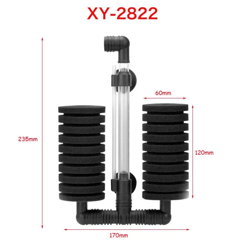 Aquariumfilter voor aquarium Aquarium Luchtpomp Skimmer Biochemische sponsfilter Aquarium Biofilter Filtro Aquario Praktisch