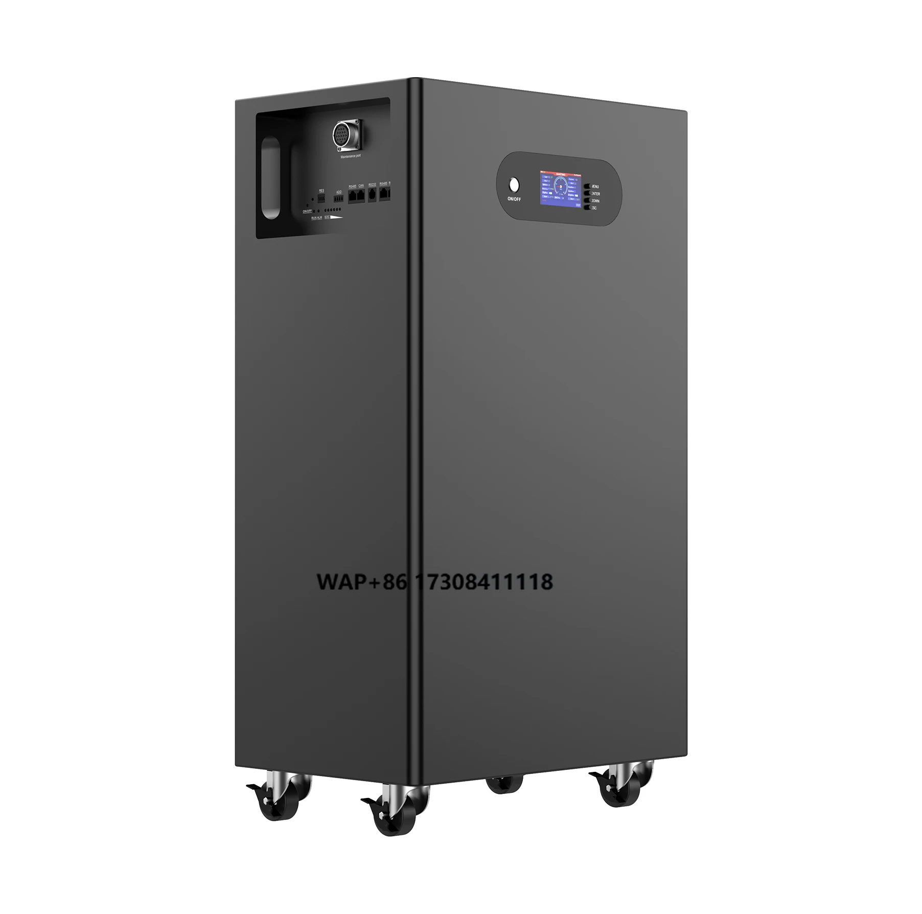 

10kWh Solar Energy Storage System 51.2V 200Ah Lithium Ion Battery Pack CAN Communication Port Hybrid Grid