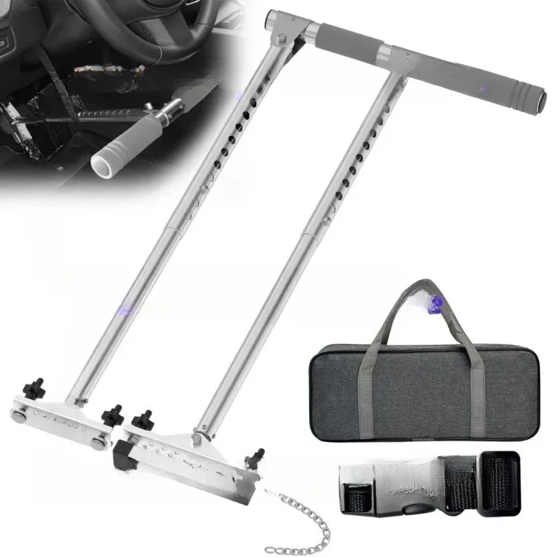 Automotive manual devices for disabled drivers, portable manual driving assistance for disabled drivers