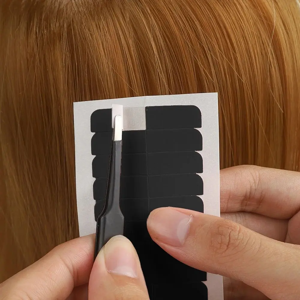 ARLANY 120Tabs Double-Sided Hair Extension Tape 4cmx0.8cm Replacement Tape for Tape-In Extensions Hair System Tape Wig Adhesive