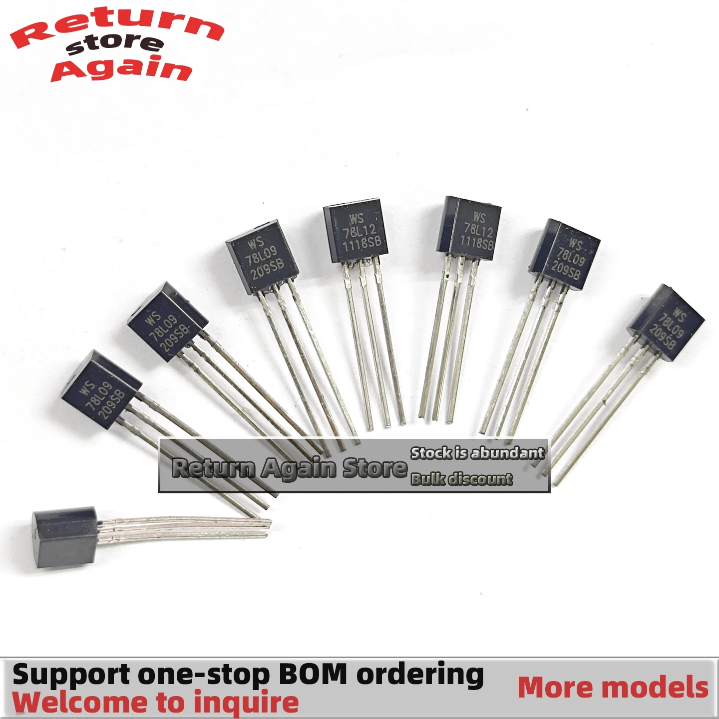10PCS/per pack 78L05/06/78L08/WS78L09/78L12/78L18/24/TL431A TO92