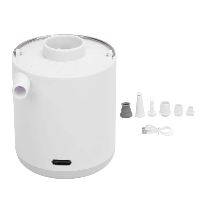 Small Air Pump 3.5kpa Inflation 3.0kpa Deflation 180L Per Minute Airflow Electric Inflator Deflator With LED Light